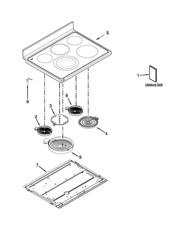 Cooktop parts