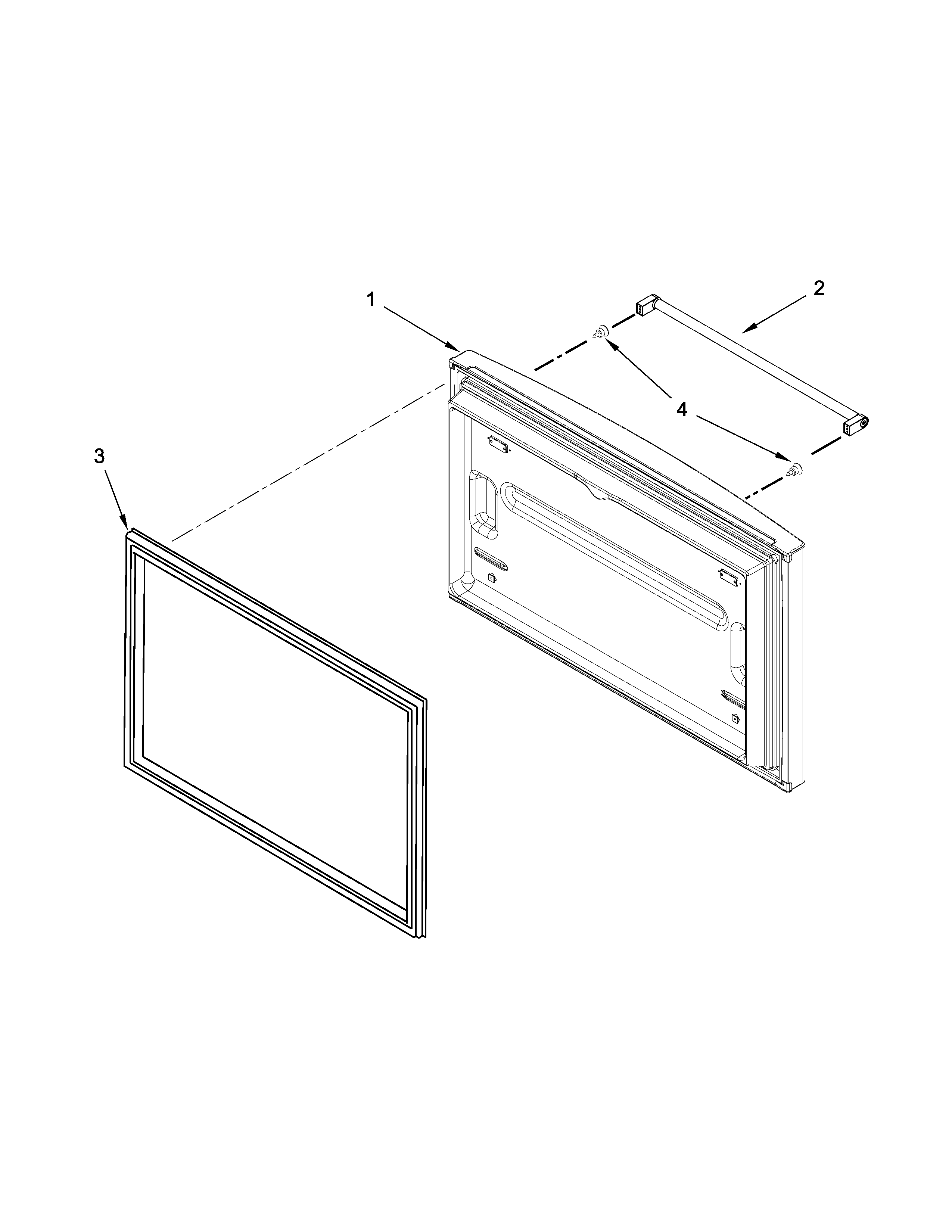 Freezer door parts