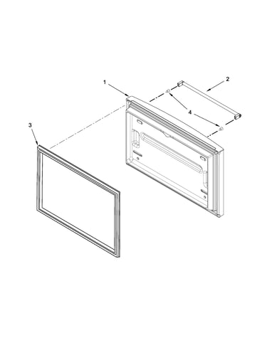 Freezer door parts