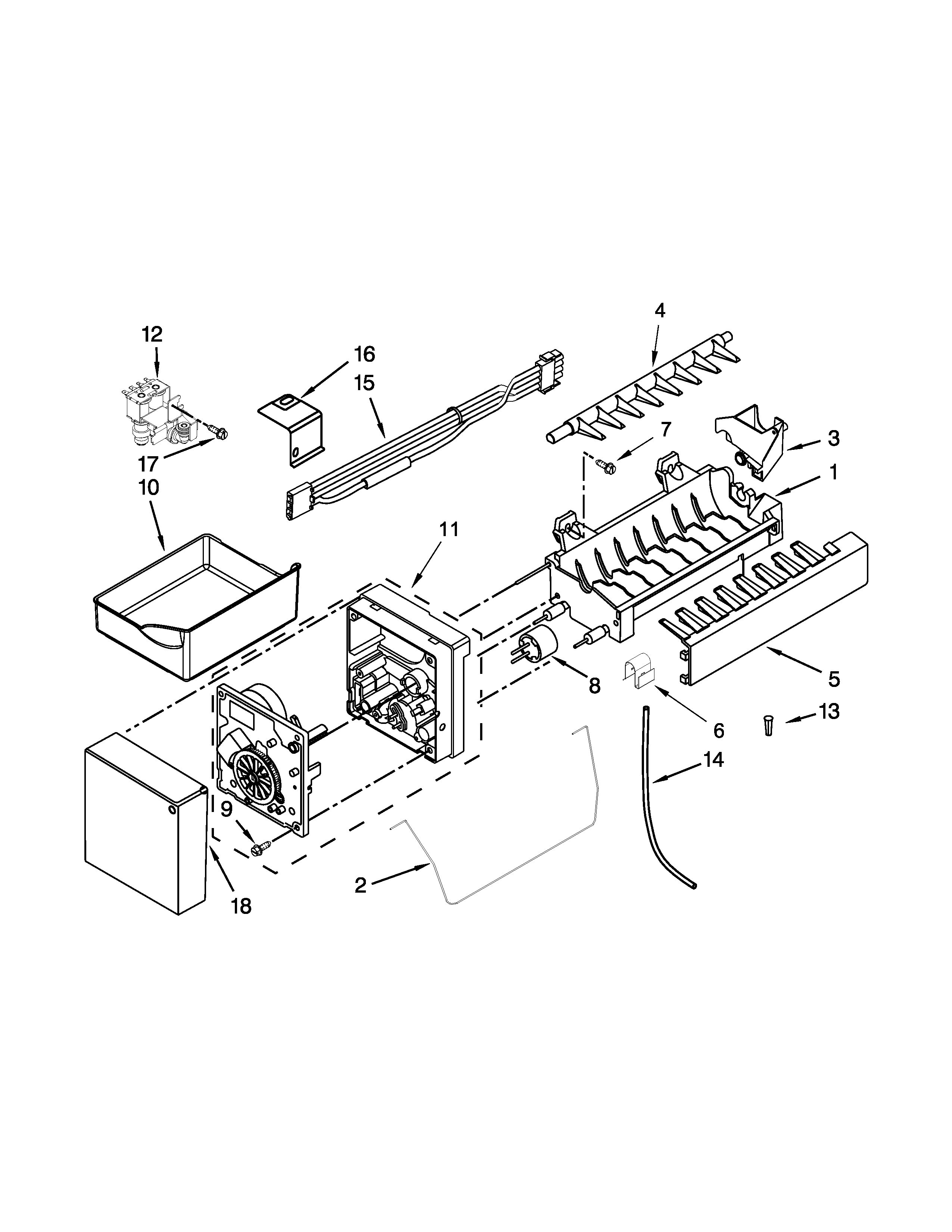Ice maker parts