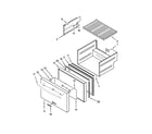 Jenn-Air JUD24FCERS00 lower drawer parts diagram