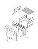 Lower drawer parts
