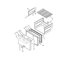 Jenn-Air JUD24FRERS00 lower drawer parts diagram
