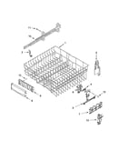 Upper rack and track parts