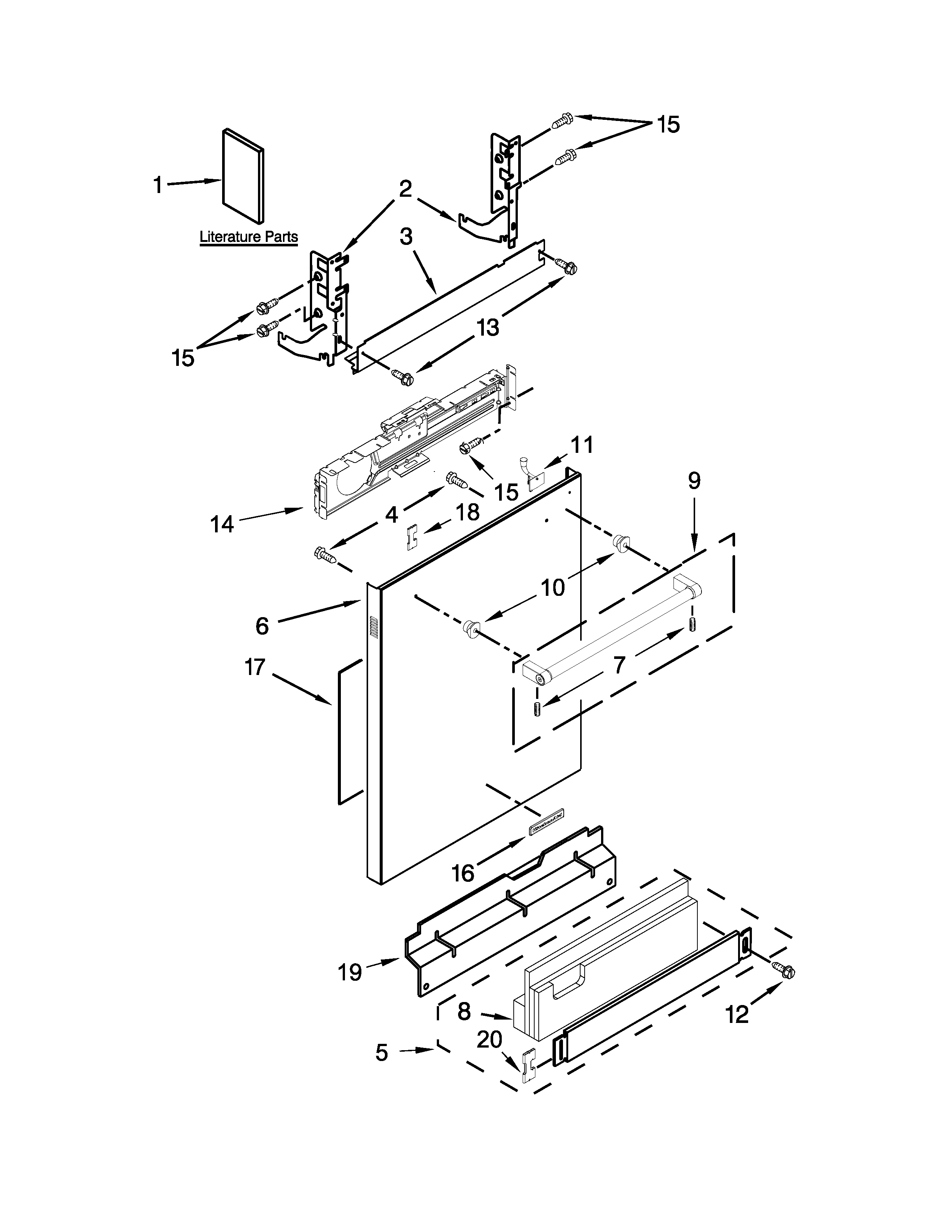 Door and panel parts