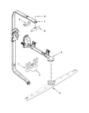 Upper wash and rinse parts