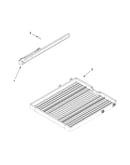 Third level rack and track parts