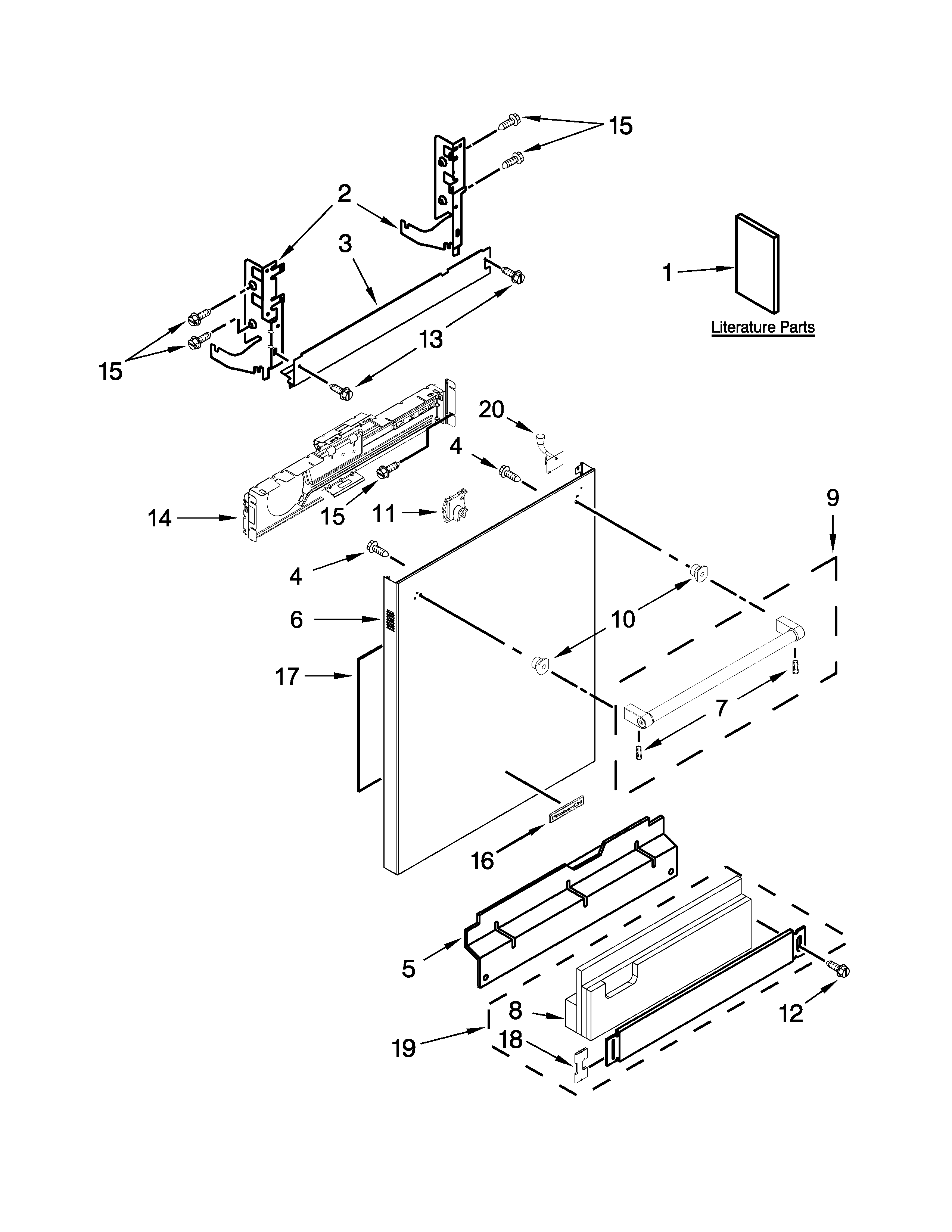 Door and panel parts