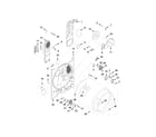 Whirlpool 1CWED4900DW0 bulkhead parts diagram