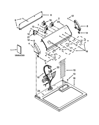 Top and console parts