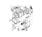 Maytag MEDB855DC0 bulkhead parts diagram