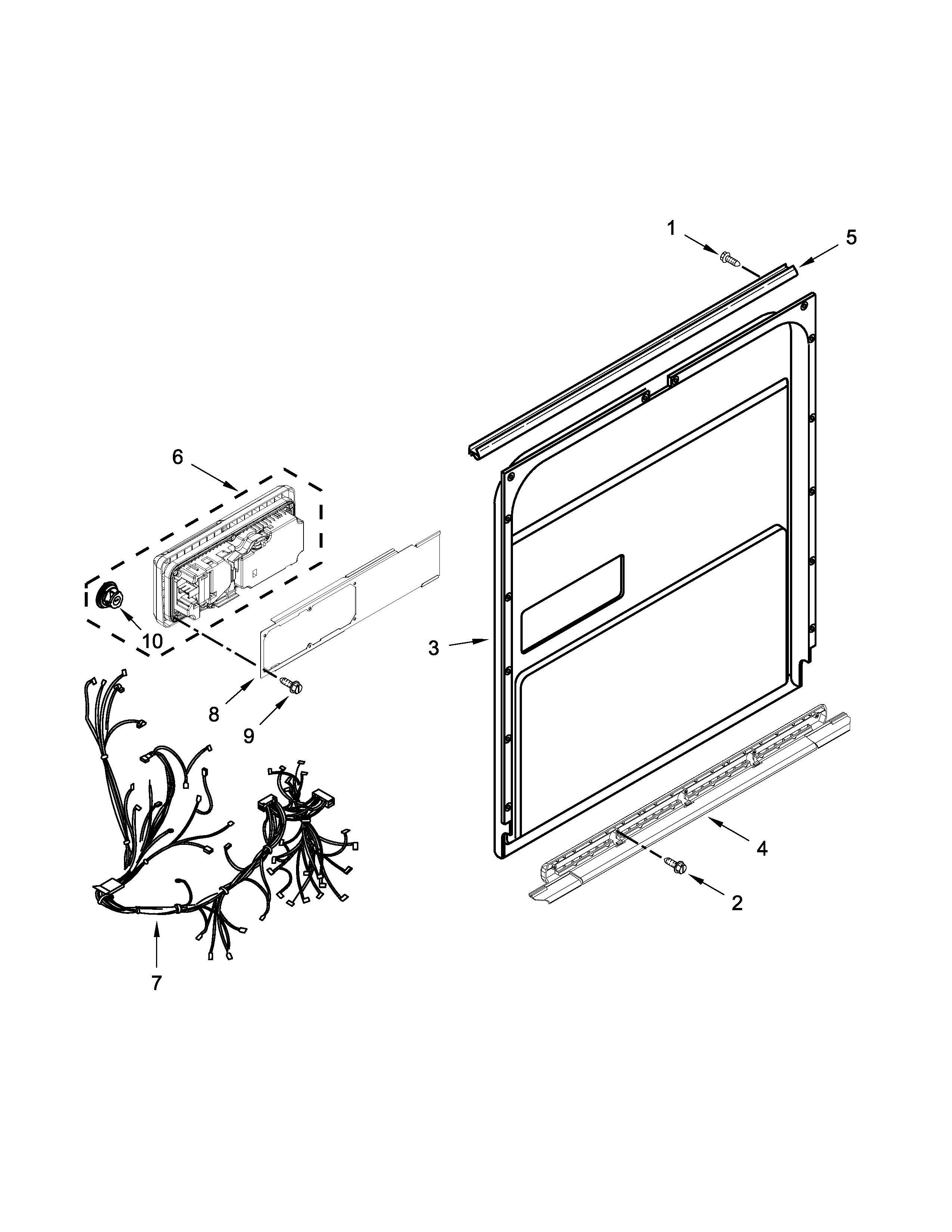 Inner door parts
