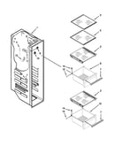 Freezer liner parts