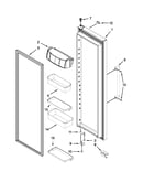 Refrigerator door parts