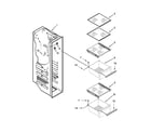 KitchenAid KSC24C8EYY04 freezer liner parts diagram