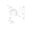 KitchenAid KURL104EPA00 door parts diagram