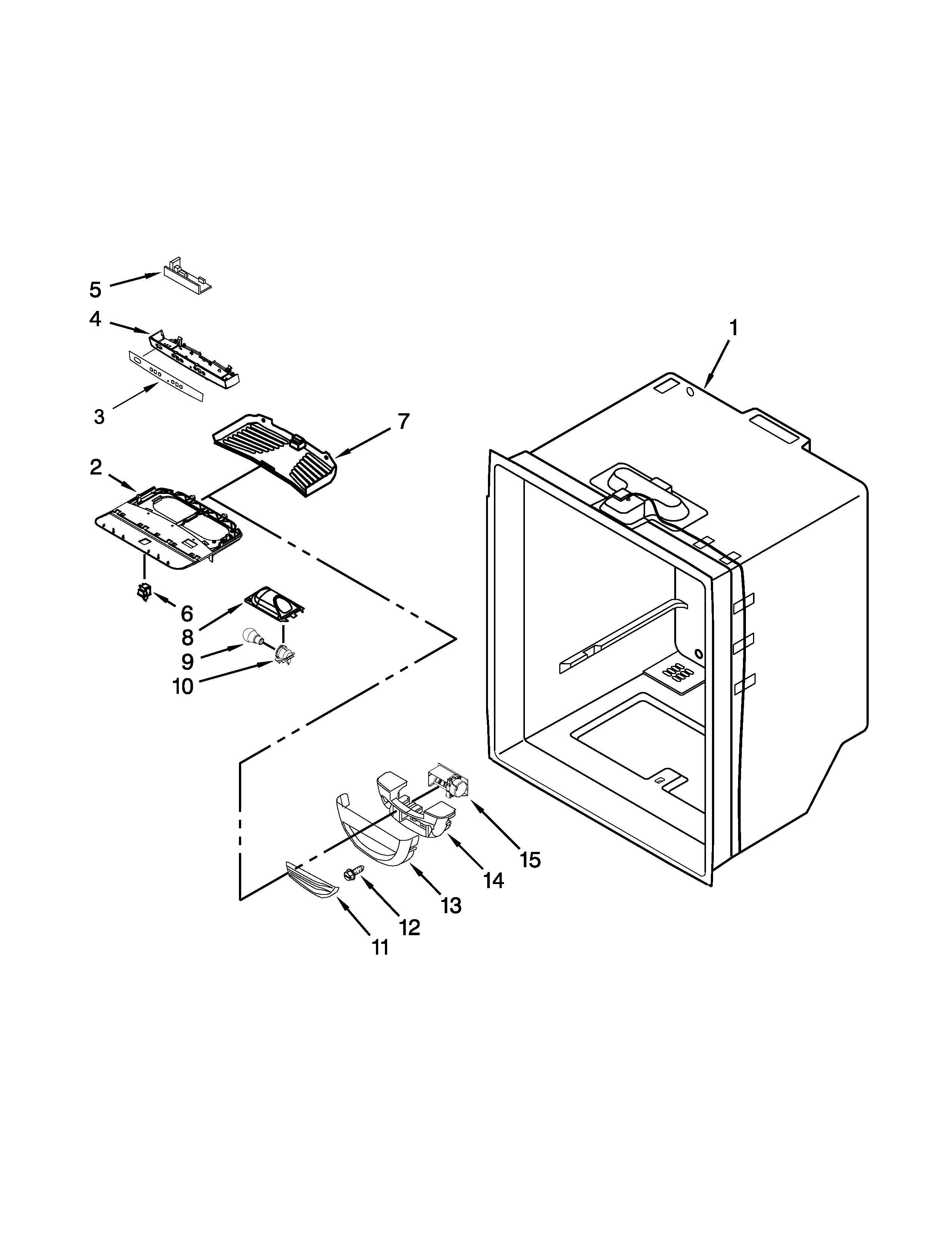 REFRIGERATOR LINER PARTS