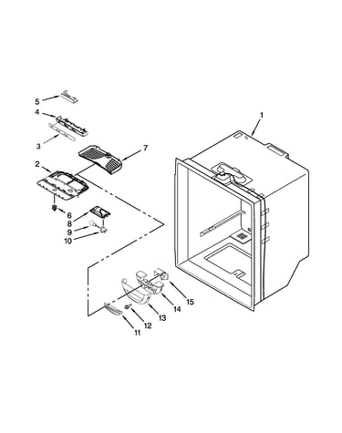 Refrigerator liner parts