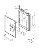Refrigerator door parts