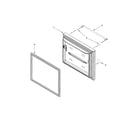 KitchenAid KRBX102EBL00 freezer door parts diagram