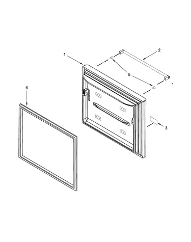 Freezer door parts