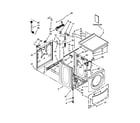 Maytag MHN30PDBWW0 top and cabinet parts diagram