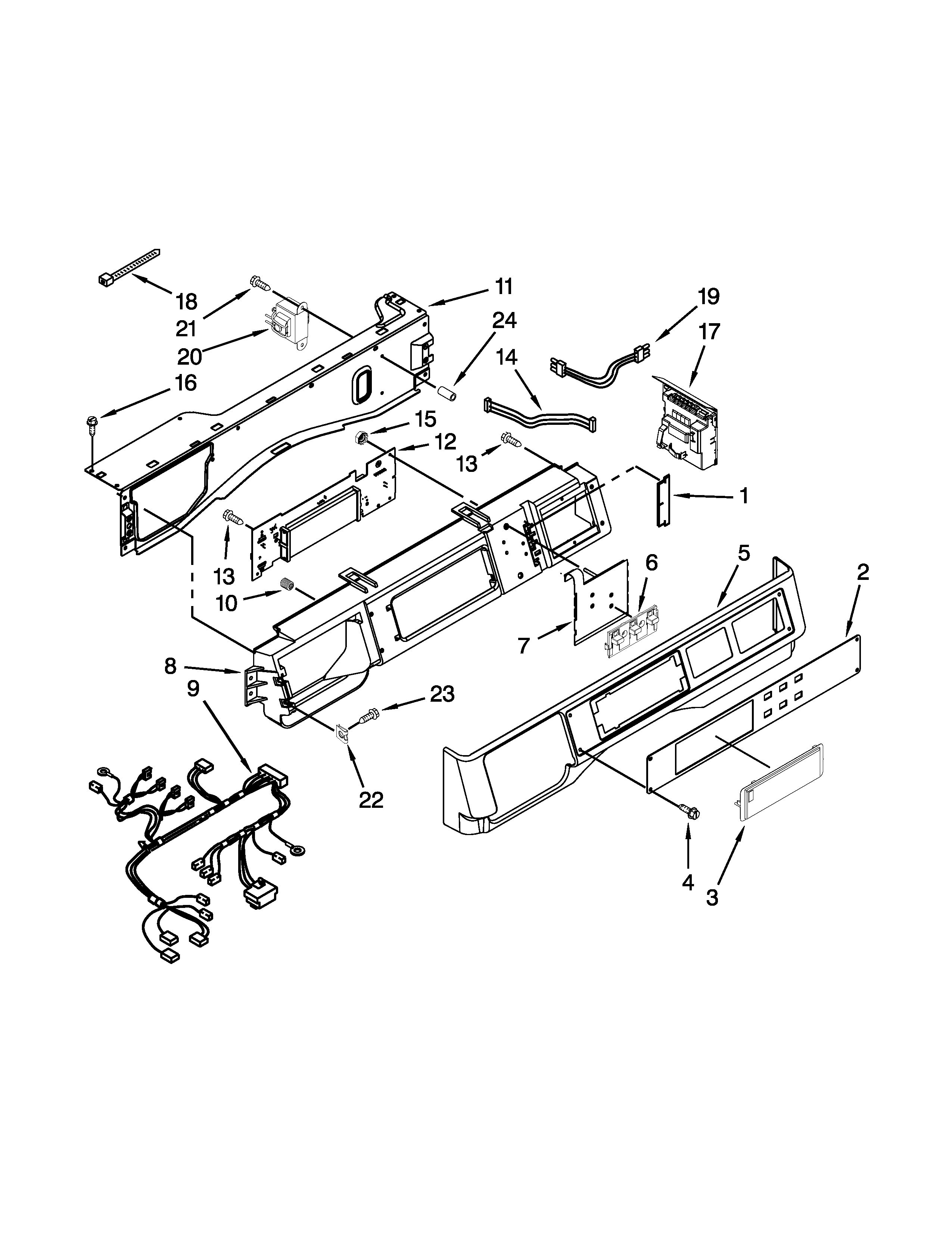 Control panel parts