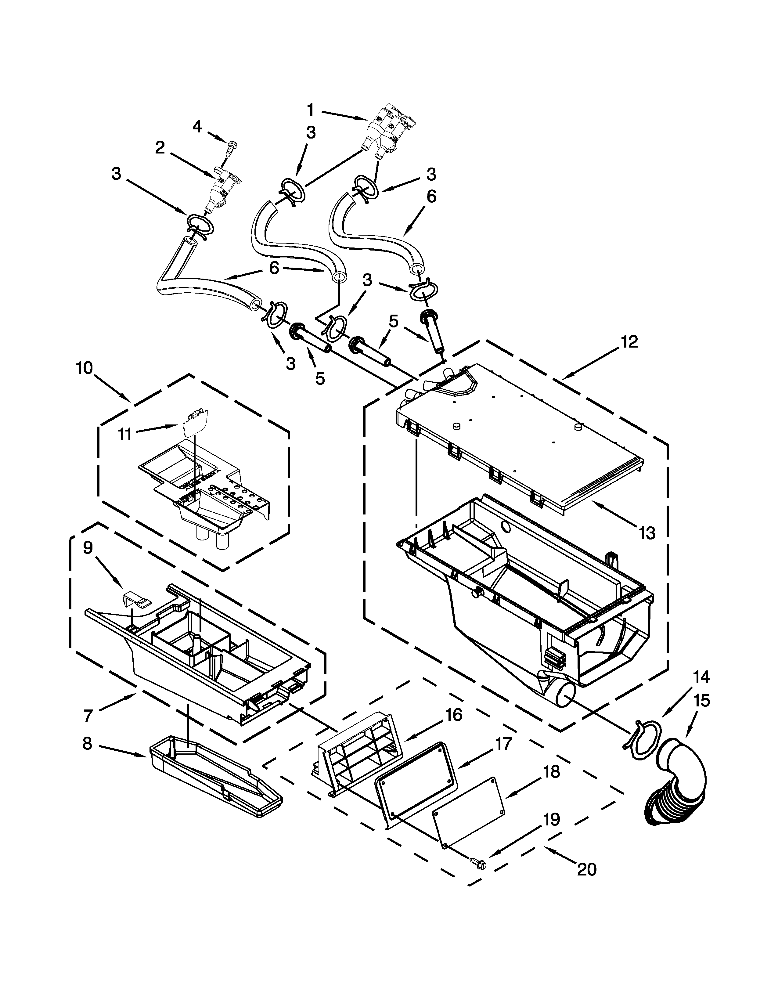 DISPENSER PARTS