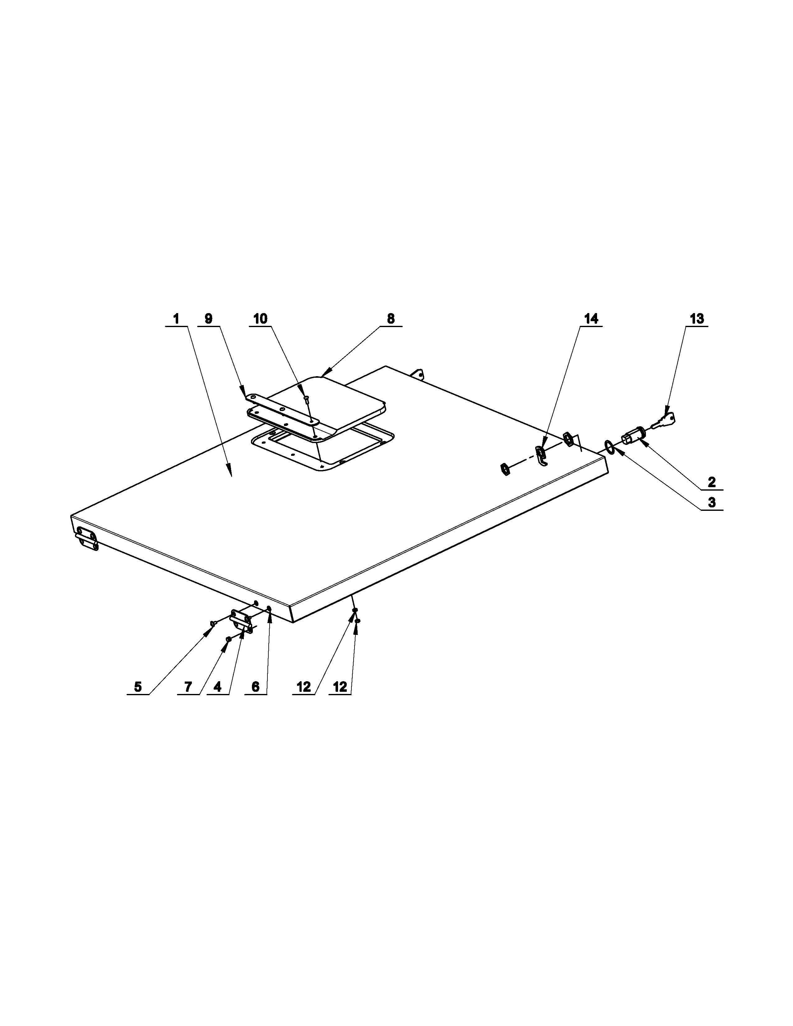Top cover assembly parts