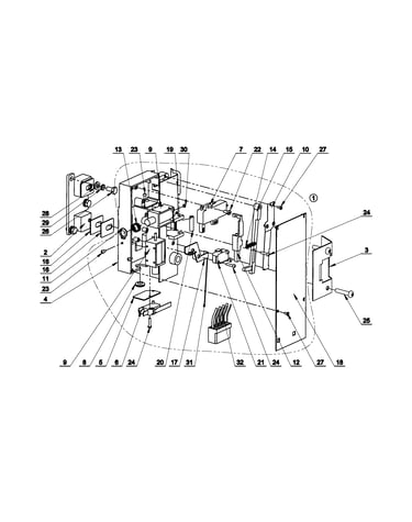 Door lock assembly parts