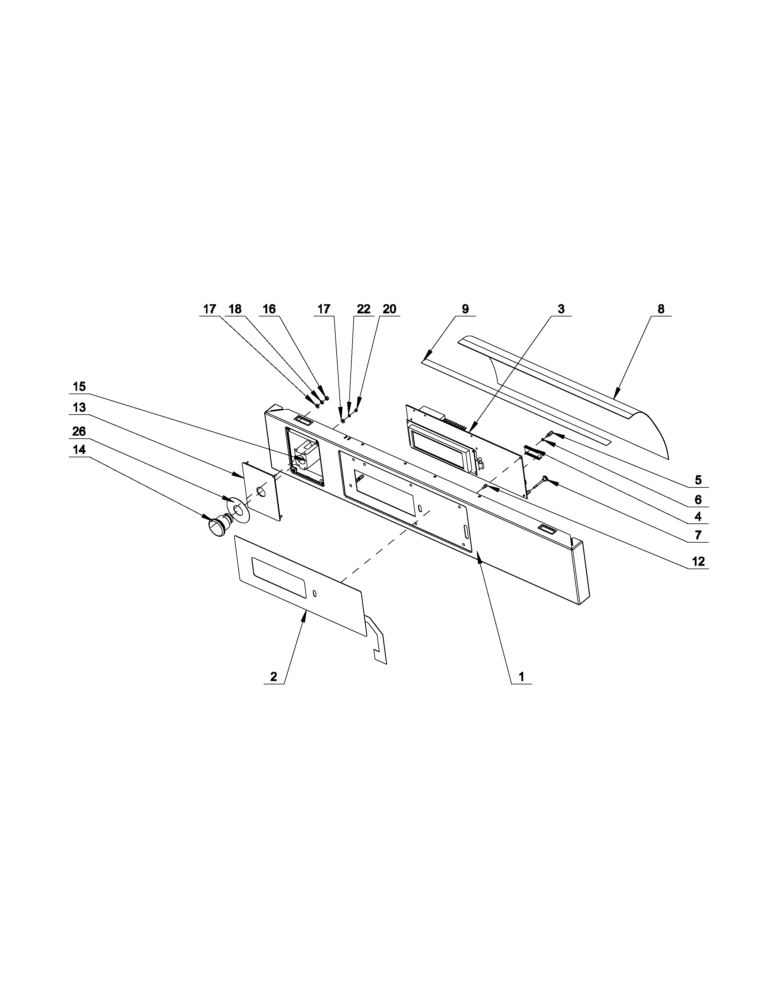 Control panel parts
