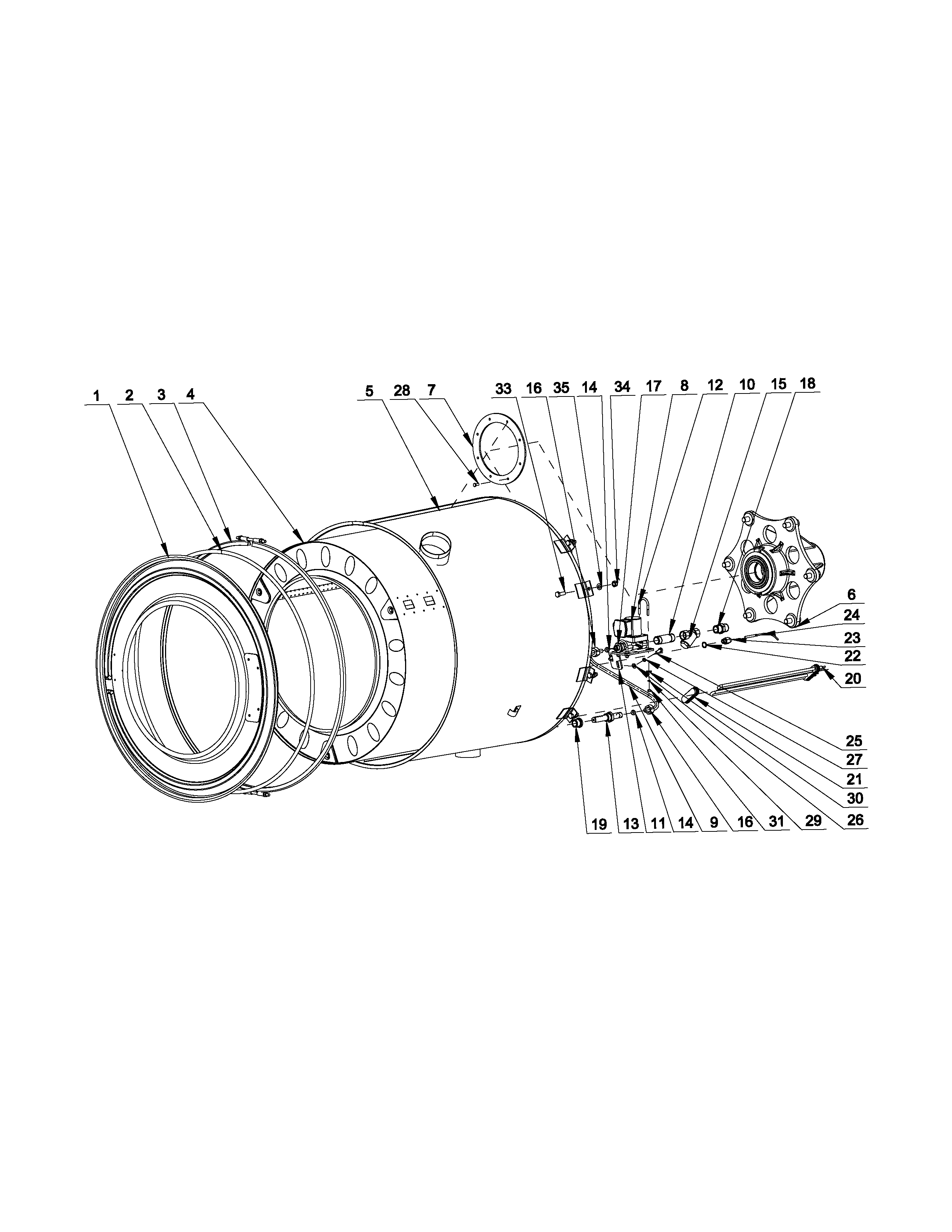 Tub and drum parts