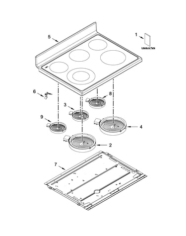 Cooktop parts