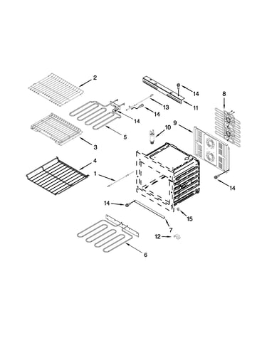 Internal oven parts
