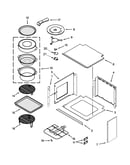 Top support and turntable parts