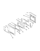 Oven door parts