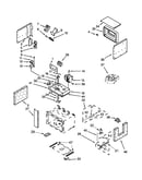 Cabinet and stirrer parts
