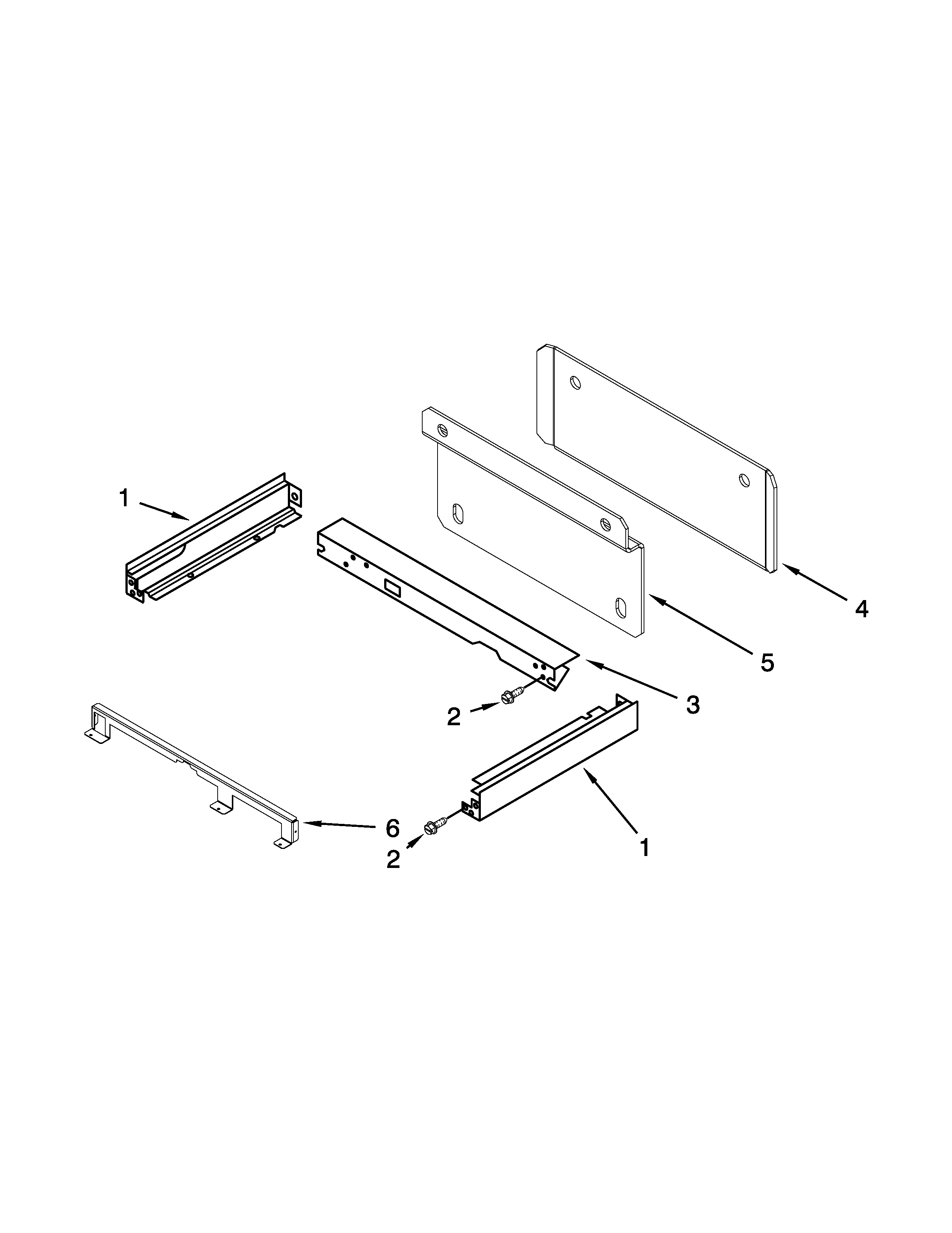 Microwave compartment parts