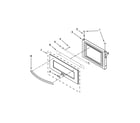 Jenn-Air JMW2330WS02 microwave door parts diagram