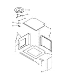 Top support and turntable parts