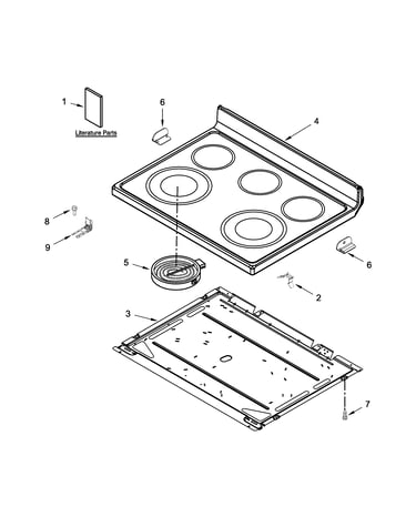 Cooktop parts