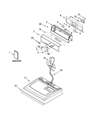 Top and console parts
