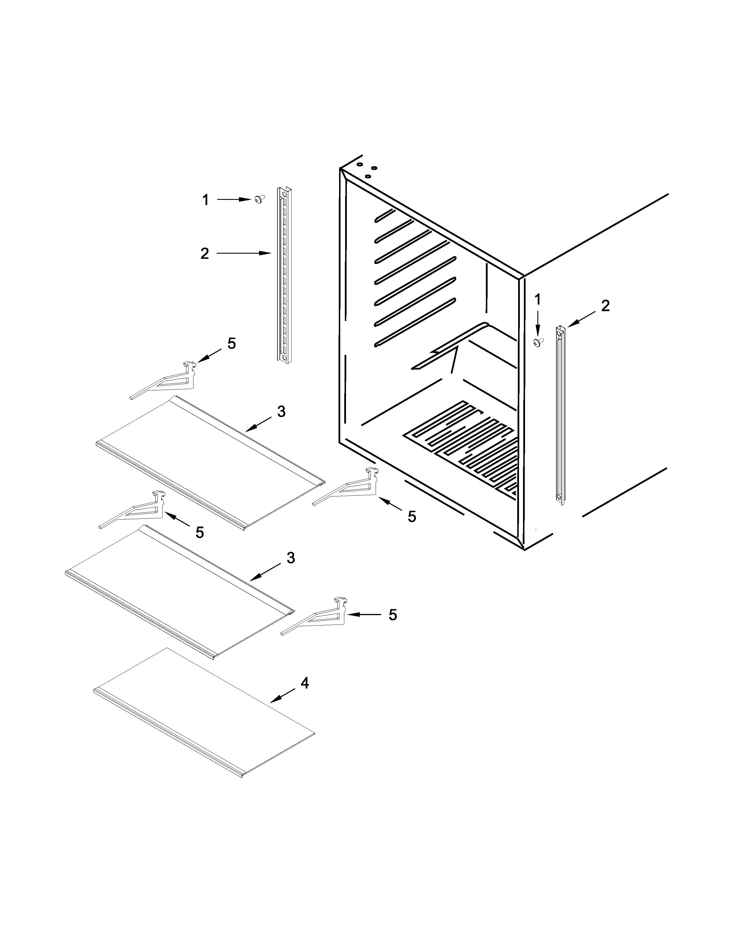 Shelf parts