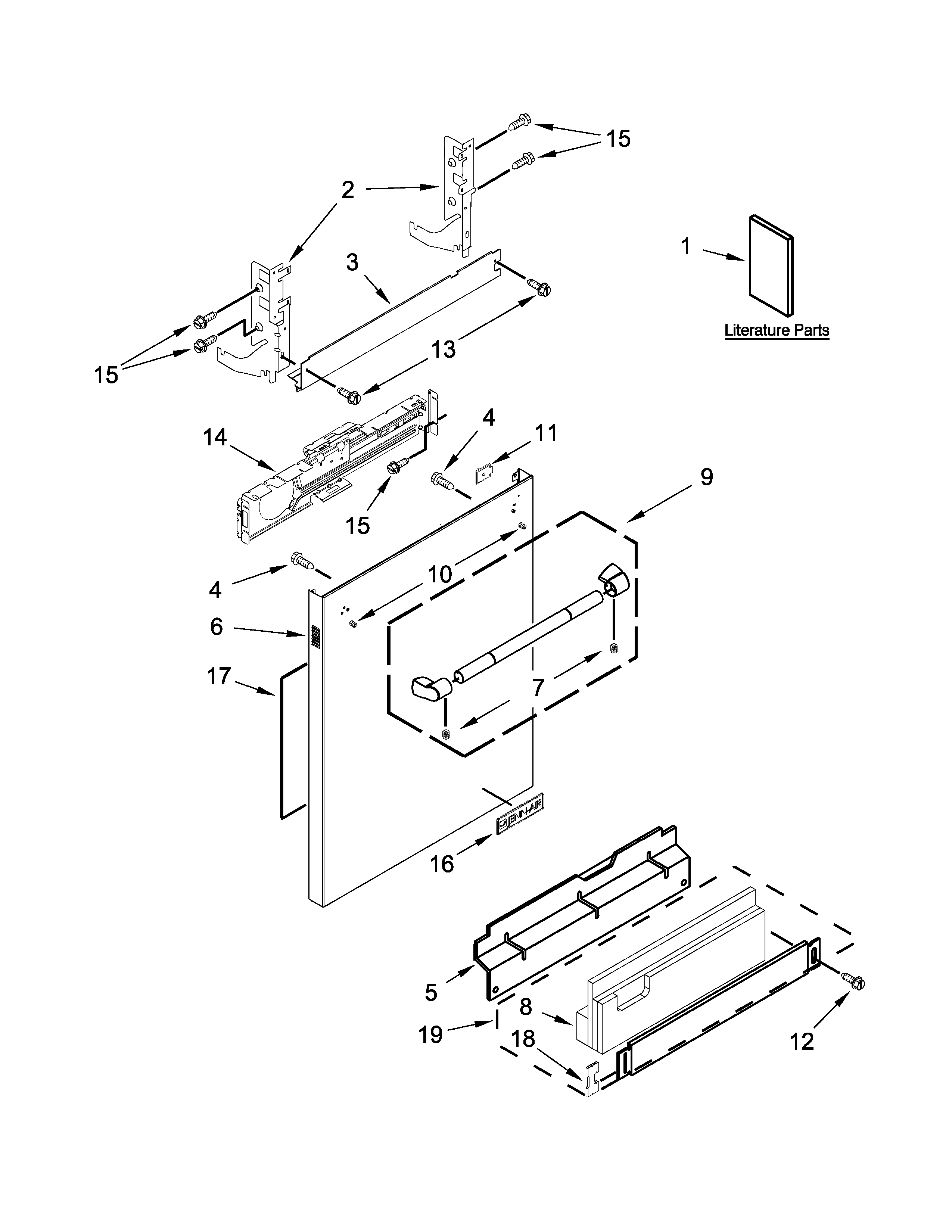 Door and panel parts