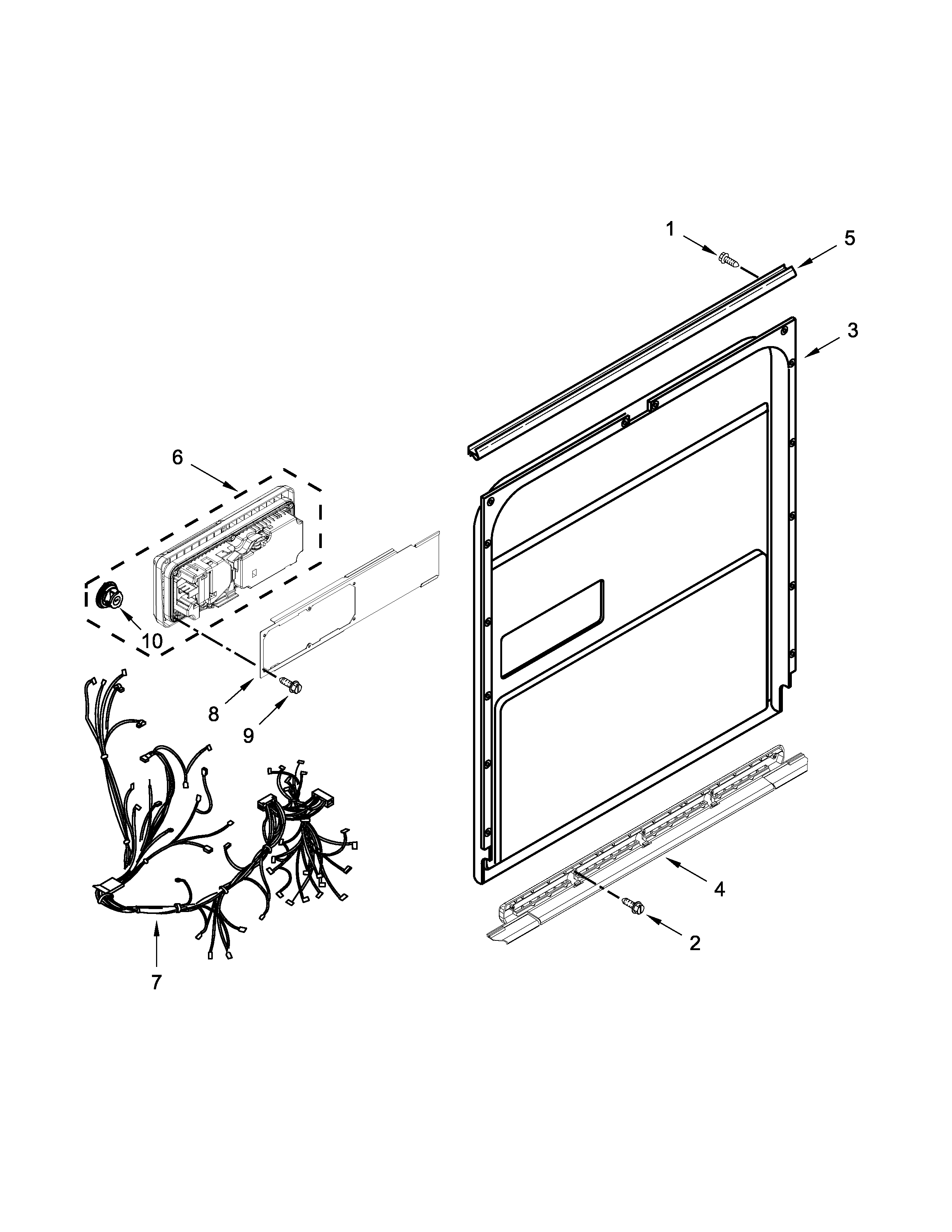 Inner door parts