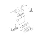 Jenn-Air JDB9800CWX2 door and panel parts diagram