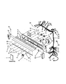 Washer/dryer control panel parts
