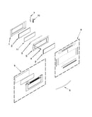 Upper door parts