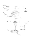 Motor and housing unit parts