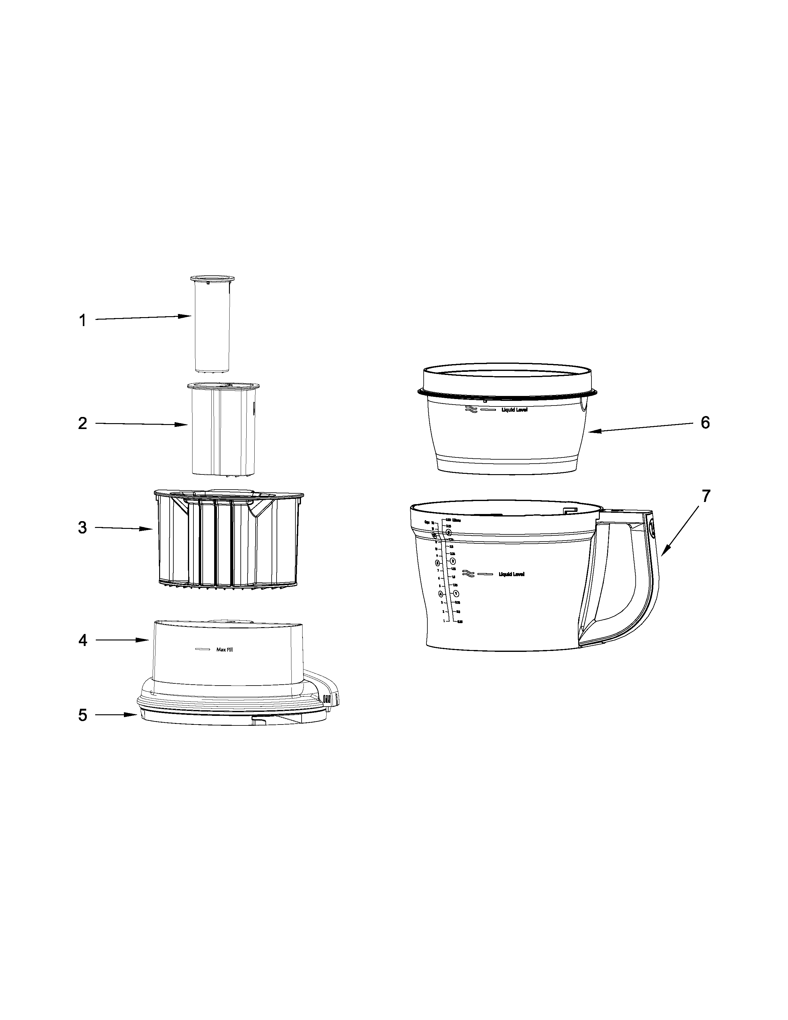Bowl and lid parts